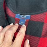 CHAPS  Women Vest Winter large Red Zip Up Buffalo Plaid Pockets Ladies Photo 9