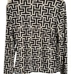 Chic Me  Women’s Large Geometric Print Long Sleeve Blouse Photo 1