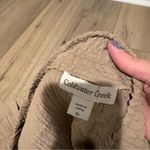 Coldwater Creek  smocked gauze textured pull on wide leg‎ pants tan beige size XL Photo 3