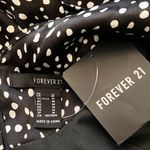 Forever 21 F21  Slip Dress Black White Polkadot Maxi M Medium New Photo 5