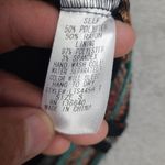 L'ATISTE Black Mesh Blouse with Multicolor Floral Design Photo 7