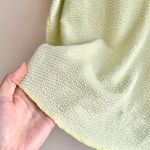 Entro V-Neck Dolman Sleeve Bright Green Tee, Women’s Casual Waffleknit Blouse Photo 6