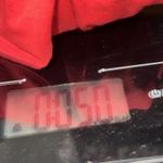 Armani Exchange  Women’s Red Short Sleeve T-Shirt large 100% cotton top logo Photo 4