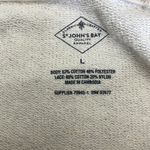 st. john's bay  Light Gray Lace Accent Sweatshirt Photo 3