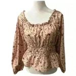 Madewell ASO Mandy Young Sheldon Blouse Long Sleeve Floral Photo 0