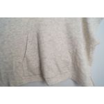 Loft Hoodie Poncho Cream V-neck Hooded Short Sleeve Sweater Size XS/S Photo 3