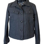 Ralph Lauren  Black Coated Sparkle Denim Jacket Photo 0