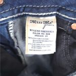 Miss Me  Jeans Womens 26 Blue Mid Rise Easy Boot Western Cowgirl Y2K Denim Photo 11