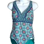 Catalina EUC - Royal Garden One Piece Swimsuit - Size 8/10 Photo 2