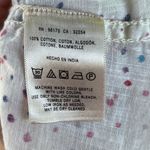 Anthropologie Meadow Rue White And Red Confetti Button Down Shirt Size 6 Photo 10