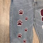 GAMEDAY SOCIAL Legacy Collection Mississippi State MSU Jeans Bulldog Paws 31 White Photo 5