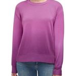 Splendid Women’s Orchid Dip Dye Long Sleeve Relaxed Fit Sweater Size Large Photo 0
