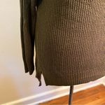 New York & Co. Soho Jeans V-Neck Sweater Olive Green Photo 4