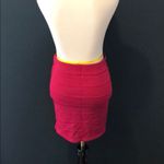 Bandage Mini Skirt Red Size M Photo 2