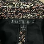 LAFAYETTE 148 Blazer Jacket Womens Size 6 Tweed Wool Colorful Quiet Luxury Chic Black Photo 9