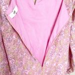 Likely  Womens Lyssa Mini Dress Floral Ruffled Long Puff Sleeve Lined Pink Size 4 Photo 7