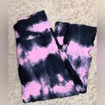 Booty By Brabants  Pink Black Tie Dye Textured Leggings EUC S Photo 5