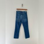 MOTHER Rascal Ankle Fray Jeans in Opposites Attract 26 Blue Photo 3