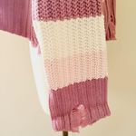 Wonderly  chewed hem striped swer size large Photo 6