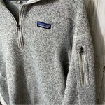 Patagonia Better Sweater Quarter Half Zip Sweater Heather Cream Womens Medium Photo 1