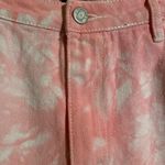 Missguided  Straight Leg Pink Tie Dye Jeans Frayed -8 Photo 2