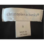 Christopher & Banks  Women's Black‎ Maxi Dress Size 8 46" Long x 17" Pit to Pit Photo 3