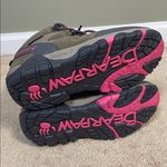 BEARPAW Women’s Corsica Suede Taupe Pink Lace-Up Hiking Outdoor Boots Sz 10 Wide Photo 8