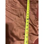 OLM Rust Orange Cowl Neck Cropped Satin Cami Tank Top Women X Large Green Size XL Photo 4