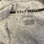 DKNY Sport Hooded Thin Sweatshirt Logo Athletic Athleisure Top EUC Photo 6