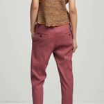 Isabel Marant Etoile Oah City Trouser Tapered High Rise Linen Trouser Pant 36 Photo 2