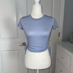 Garage  Blue Cinched Top Photo 2