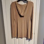 BCBGMAXAZRIA  Tan Henley Blouse Photo 2