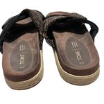 Toms Paloma Sandals Women's 9 Black Animal Print Casual Summer Slip On Photo 11