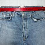 AGOLDE Nico High Rise Slim Jeans Womens 28 Blue Button-Fly Denim Distressed Photo 4