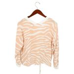 FRNCH  Paris V-neck Tie Front Lightweight Printed Blouse Top S M Photo 2