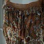 Rachel Zoe Floral Baloon Top Cropped Ruffled Shoulder Sleeveless Size M NWT Photo 7