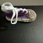 Rhinestone Purple Sneaker Keychain Photo 2