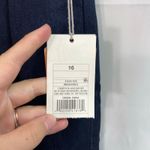 A New Day NEW  women's dark wash denim pleated belted wide leg stretch‎ jeans 16 Photo 1