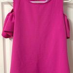 Francesca's Fuchsia Off The Shoulder Blouse Photo 0