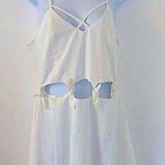 Love Riche 2/$30 Love Richie straps cutout white dress L Photo 0