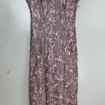 Alex Evenings  Sequined Floral Lace Ribbon Rosette Gown Dress Size 8 Photo 0