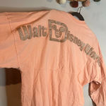 Disney Walt  World peach and gold spirit jersey tee Photo 2