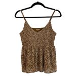Old Navy  NWT mesh smocked cami peplum tank sml Photo 1