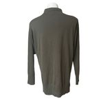 Chelsea28 NWT, Olive Green Funnel Neck Long Sleeve Sweater, Sz M Photo 4