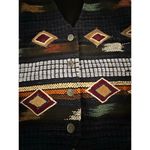 Jane Ashley Vintage  Women's Southwest Cowboy Vest Size Medium embroidered 90s Photo 3