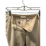 Babaton  Aritzia Vegan Leather Bootcut Beige Pants Womens Size 12 Business Casual Photo 2