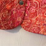 Analogy button up embroidered blazer top women’s fits size large Yellow Photo 3