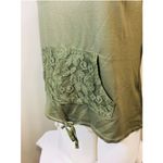 Hippie Rose  Small Olive Green Front Pockets Lace Photo 2