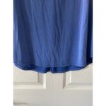 Green Envelope Blue Top Zip Up Tunic Basic Loose Fit Size XL Photo 3