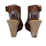 Kork-Ease  Berit Brown Leather Wedge Sandals 8M Photo 2